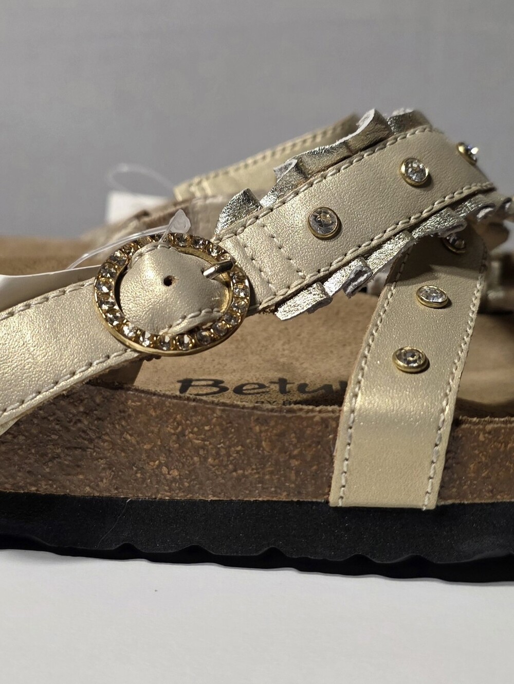 Betula By Birkenstock Sandals Women 10 EU 41 Men 8 Stud Ruffle - Picture 4 of 10